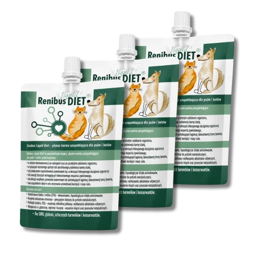 Renibus Liquid Diet 100ml x 3szt. - wsparcie żywieniowe dla rekonwalescentów