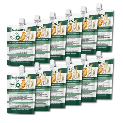 Renibus Liquid Diet 100ml x 12 szt. - wsparcie żywieniowe dla rekonwalescentów